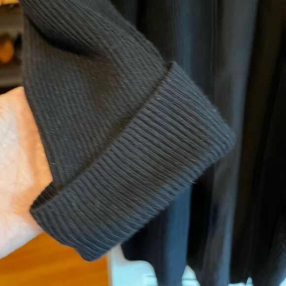 Lululemon Cashmere Blend Still at Ease Sweater Wrap in Black - Picture 8 of 12